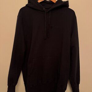 Aime Leon Dore Crew Neck Ribbed Hoodie Navy Blue (XL)